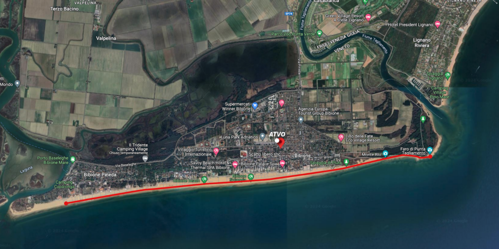 Passeggiata Adriatico - Pista ciclabile parallela alla spiaggia